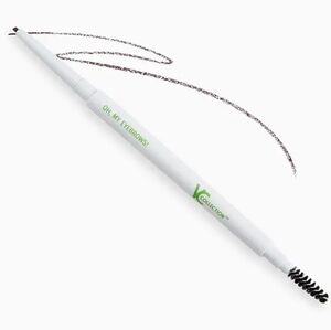 Oh My Eyebrows! Dual-Ended Brow Pencil with Spoolie - Dark Brown